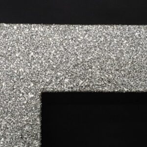 Cornice Glitter Argento
