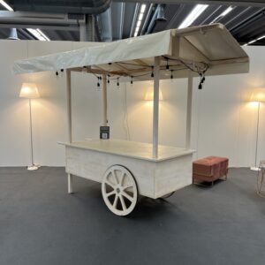 Carretto Buffet in Legno col.Abete