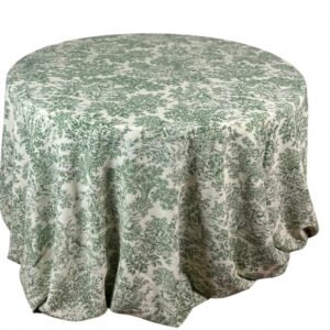 Tovaglia - Toile de Jouy Verde
