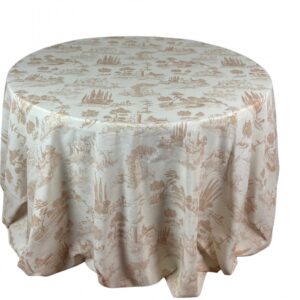 Tovaglia - Toile de Jouy Beige