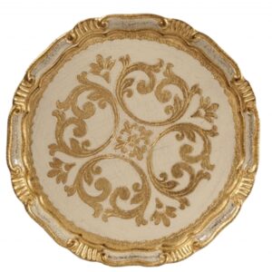 Sottopiatto - Linea Firenze Fiorentino Oro e Avorio