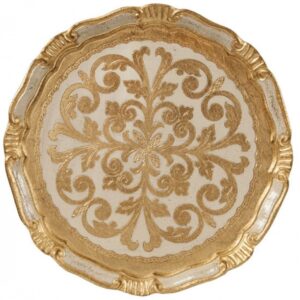 Sottopiatto - Linea Firenze Salviati Oro e Avorio