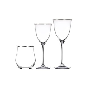 Bicchiere - Linea Sabina Filo Platino