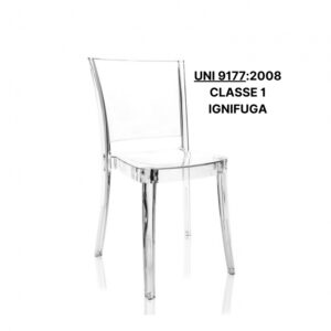 Sedia Diamont Trasparente - Sedia Diamond Trasparente Ignifuga