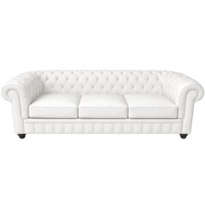 Divano Chesterfield Bianco