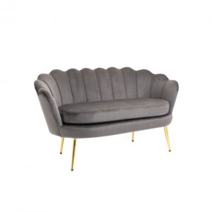 Divano Velluto Grey due posti