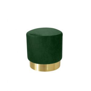 Pouf Verde Foresta - Pouf Velluto Verde Foresta