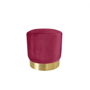 Pouf Bordeaux - Pouf Velluto Bordeaux