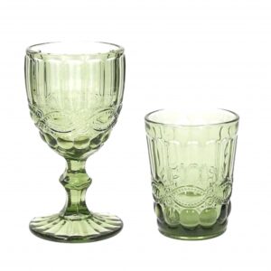 Bicchiere Calice col.Verde mod.Madame - Linea Madame Verde