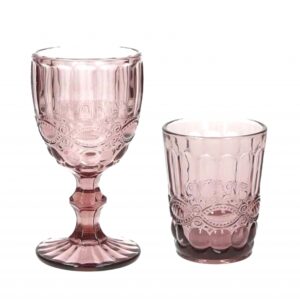 Bicchiere Calice col.Porpora mod.Madame - Linea Madame Porpora