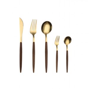 Cucchiaio Tavola - Linea Goa Noce Gold