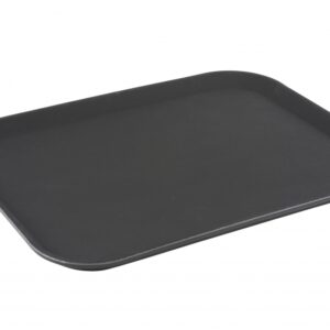 Vassoio Rettangolare antiscivolo Cambro col.Nero cm.41,5x30,5